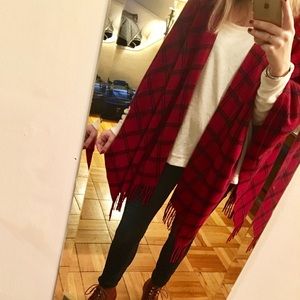 Brooks Brothers cashmere poncho