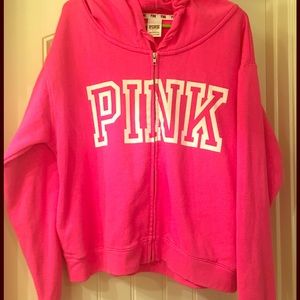VS Pink zip up Hoodie