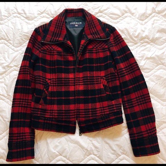 ONE OF A KIND-piglet88 Jackets & Blazers - ❗SOLD❗LIKE NEW WOOL BLEND PLAID ZIP UP COAT