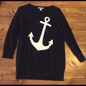 Anchor Sweater - Navy