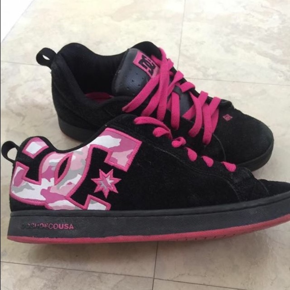 Pink, black , white DC's