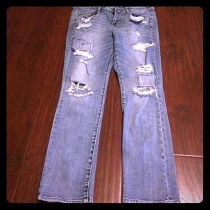 American Eagle Ripped Jeans Size 14