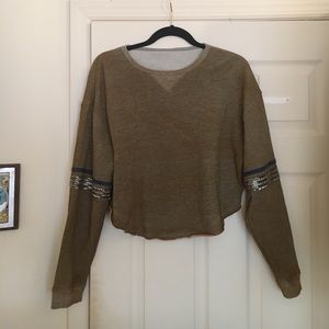 Free people embellished sweatshirt