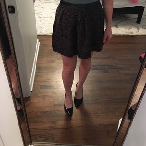 Madewell tweed looking mini skirt