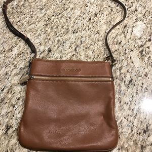 Michael Kors Leather Crossbody Messenger bag