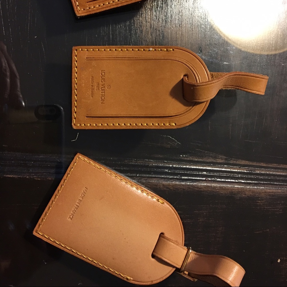 Louis Vuitton luggage tag Price is Firm. For each.