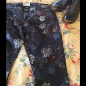 💐🎀Current Elliot Stiletto Jeans in Wildflower💐