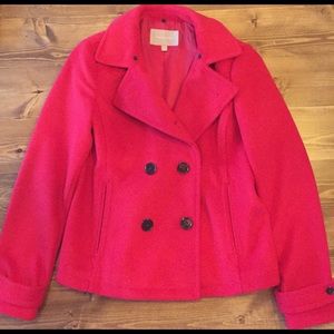 Red Pea Coat