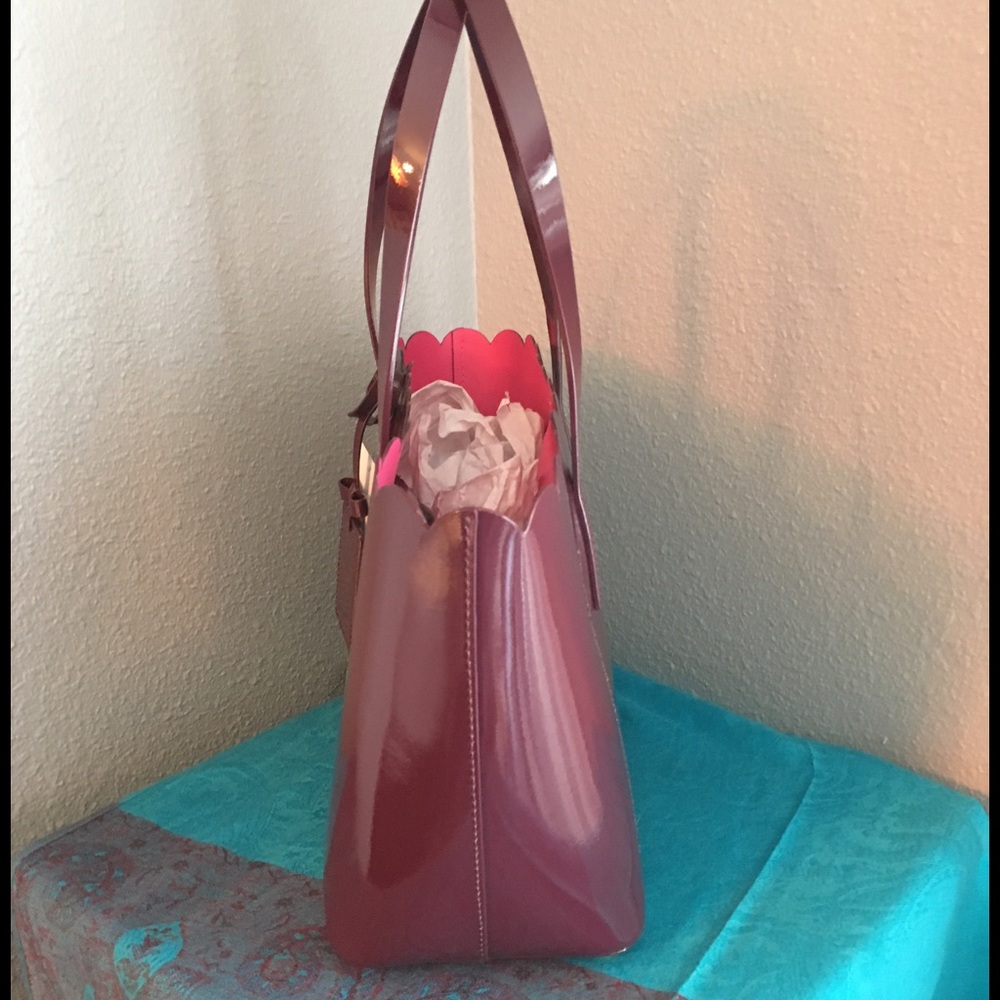 Kate Spade Lily Avenue Patent Leather Mahogany - Picture 2 of 4