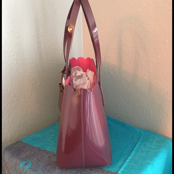 Kate Spade Lily Avenue Patent Leather Mahogany - Picture 2 of 4