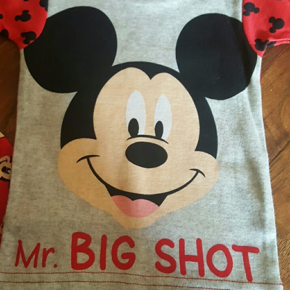 Boys MICKEY MOUSE 2 Pc pajamas - Picture 2 of 3