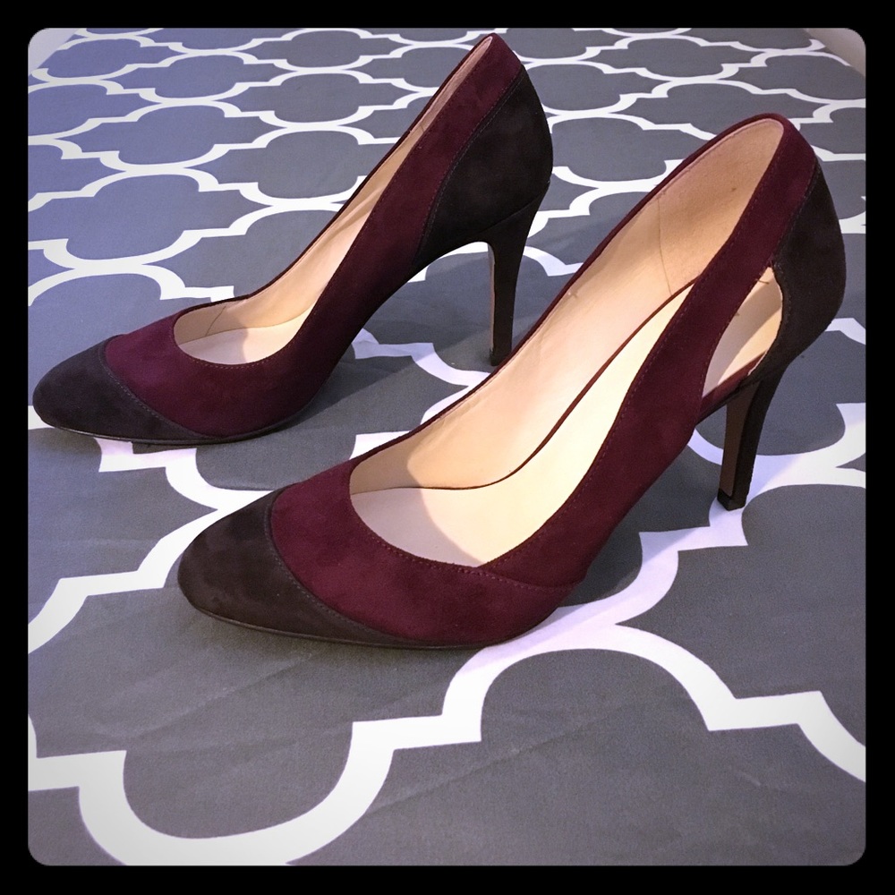 🎉Host Pick🎉 Leather Heels (Size 8)