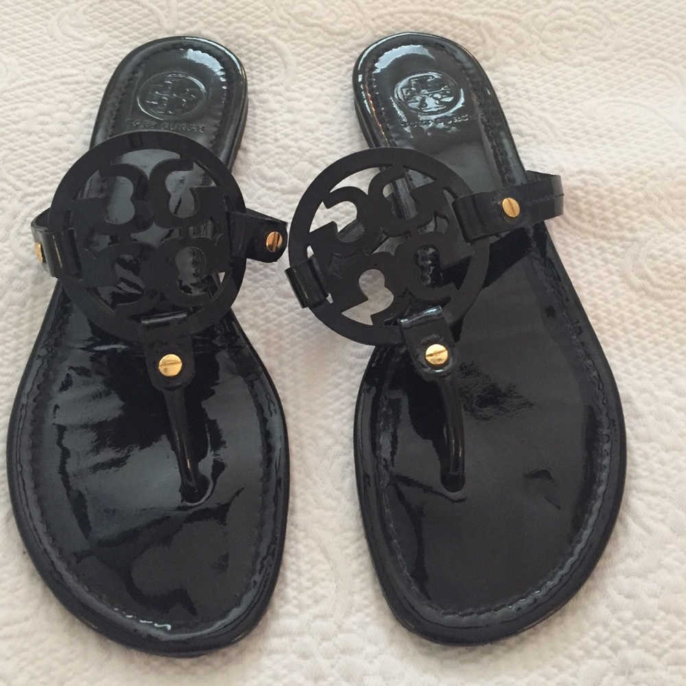 Tory Burch Patent Sandalss