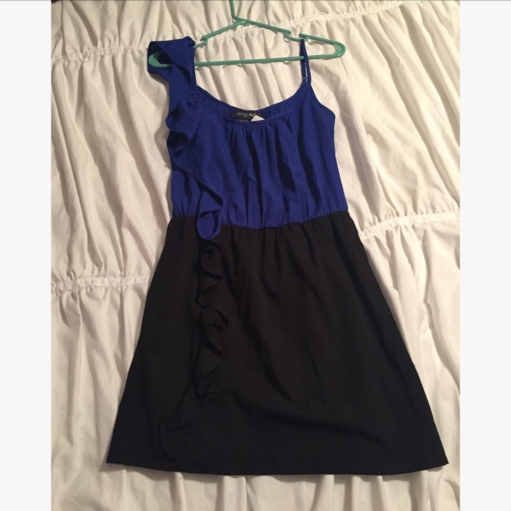 Blue and black dress!