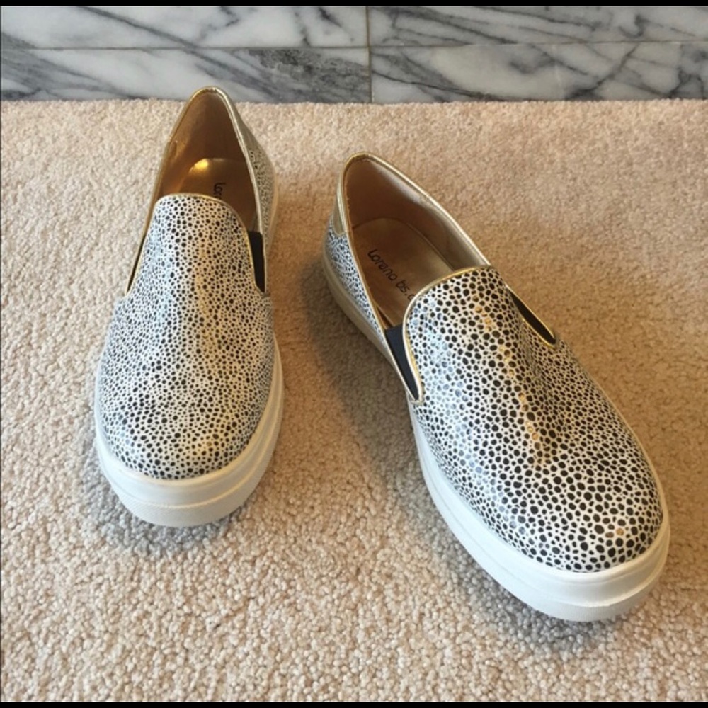 Gold Platform Sneaker