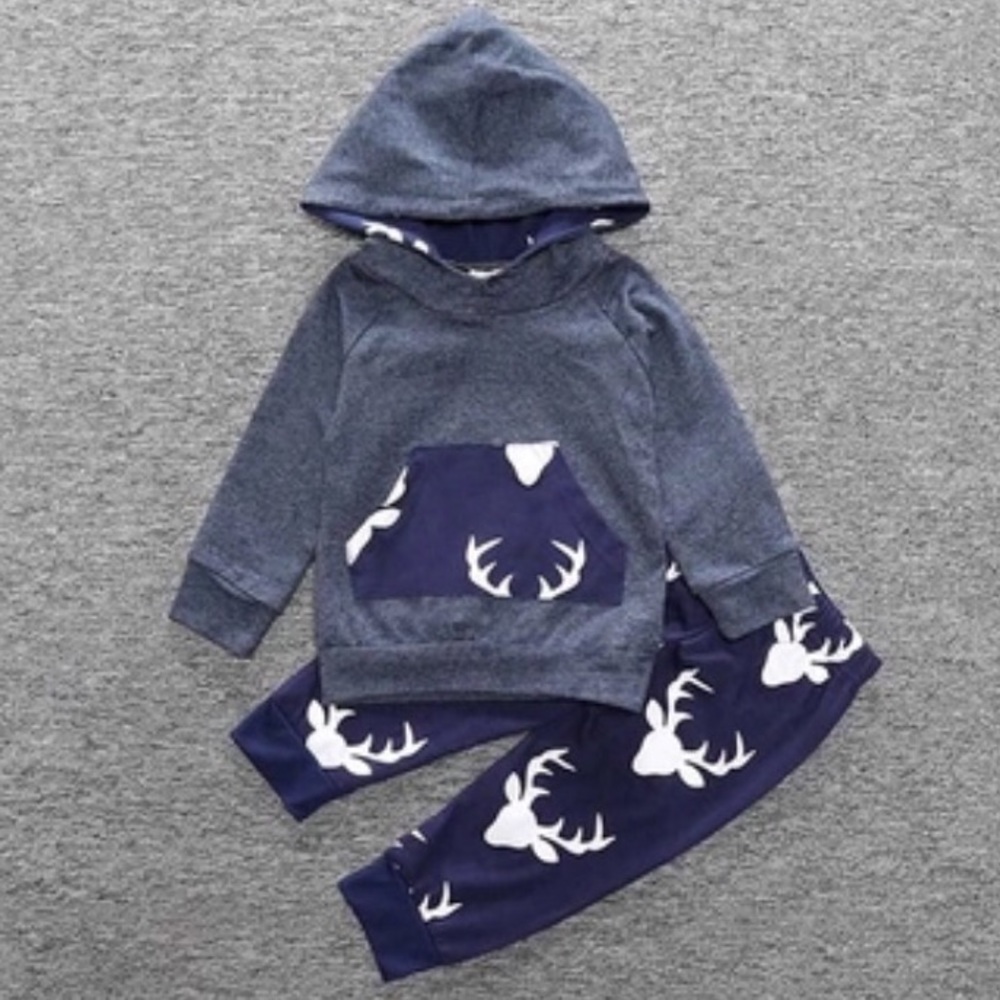 🎉Host Pick🎉 Little Buck outfit in Navy/Charcoal