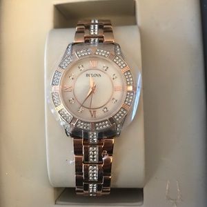 Brand new rose gold bulova watch