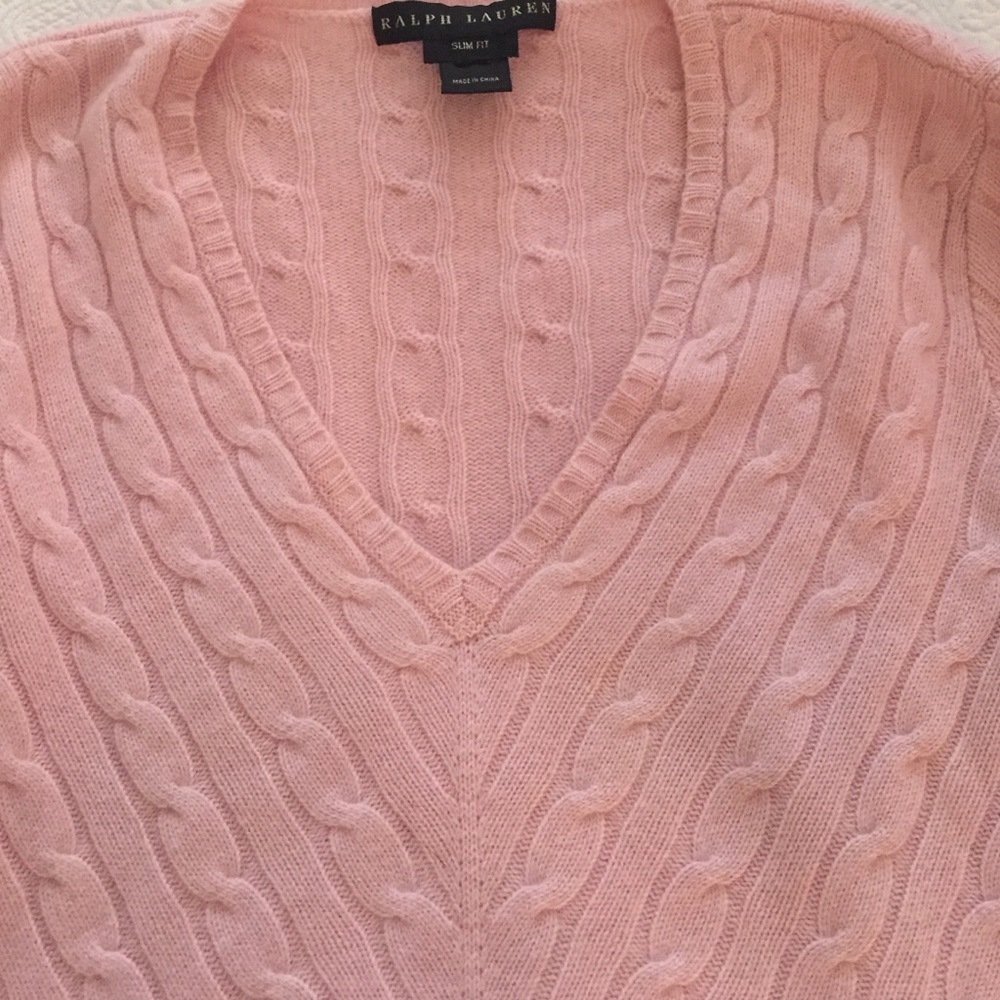 Ralph Lauren Black Label Cashmere V Neck Sweater