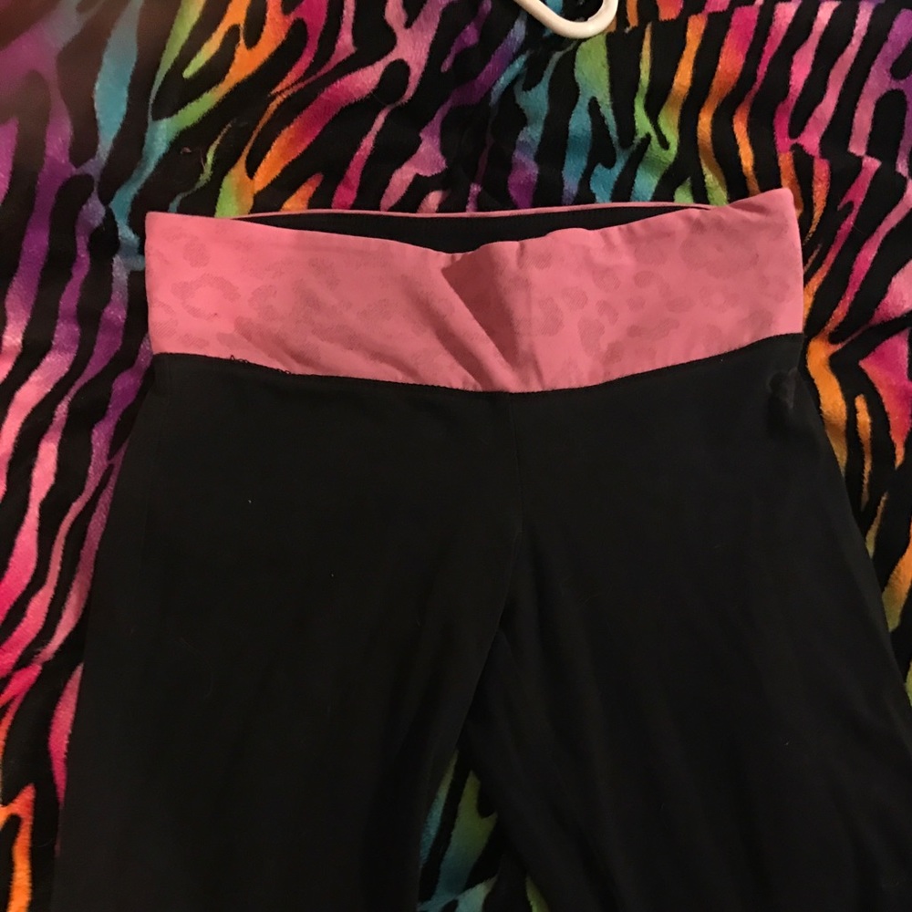 Faded leopard print leggings