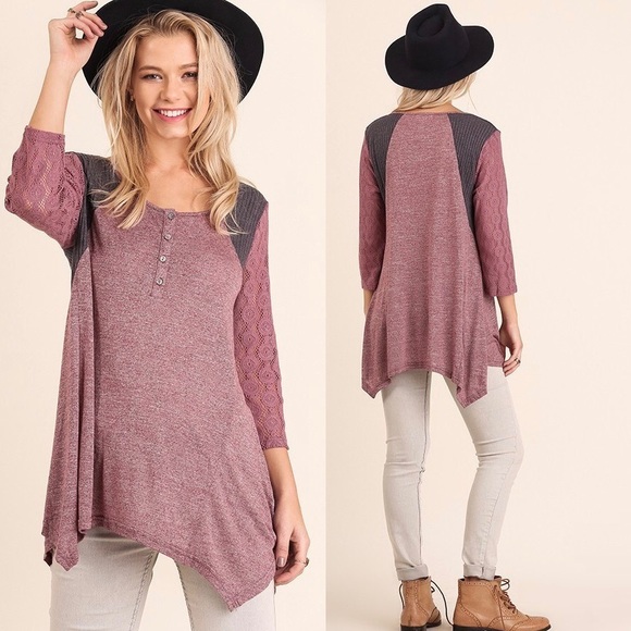 💓Soft Lace Sleeves Top - Picture 2 of 3