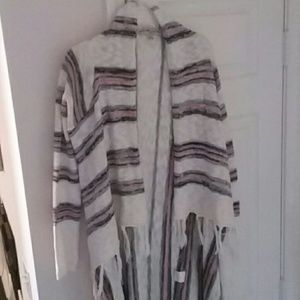 Striped shrug