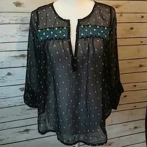 Hollister 3/4 sleeve top