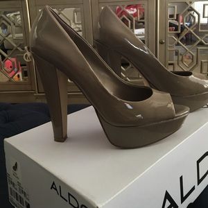 Aldo Peep Toe Platform Pumps