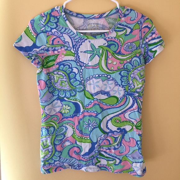Lilly Pulitzer beach stretch tee size small - Picture 1 of 3
