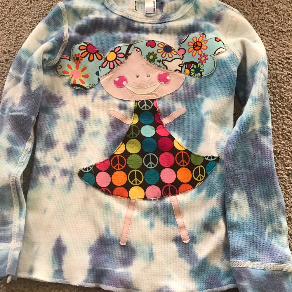 Girls hippie girl shirt