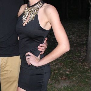 Black homecoming dress