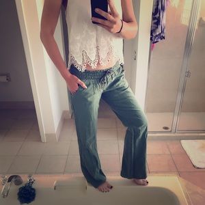 Roxy linen pants