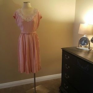 1950's Pink Dress REDUCED FINAL!!!