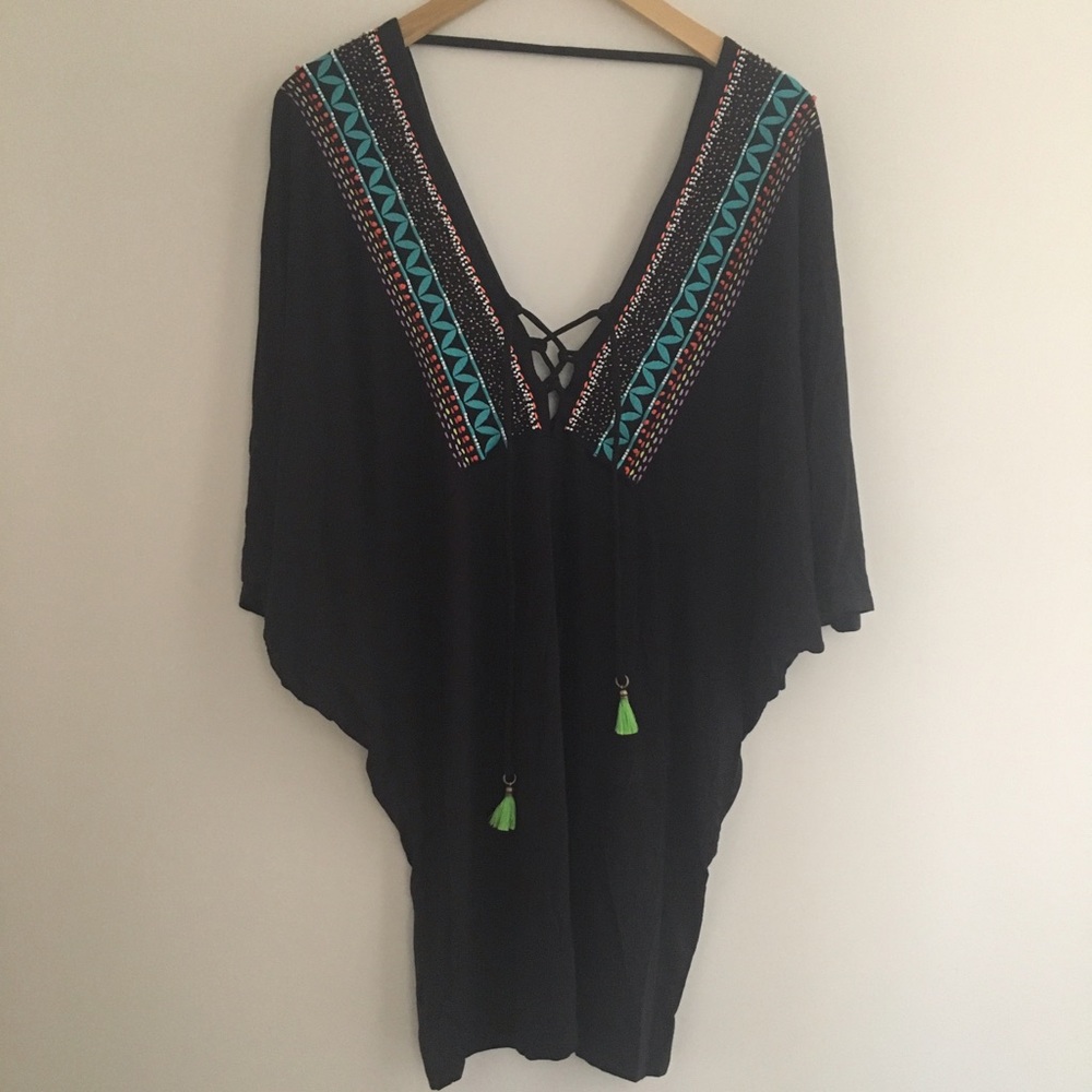 NWT Nanette Lepore Mantra embroidered tunic S - Picture 4 of 5