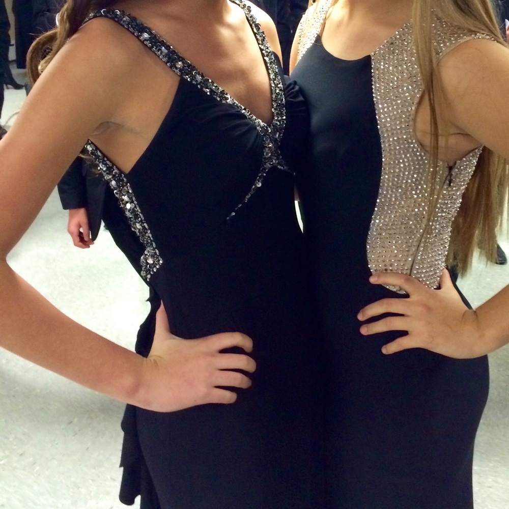 Black Prom Dress (on the left)