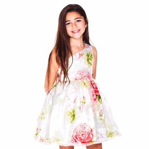 Beautiful one shoulder floral dress