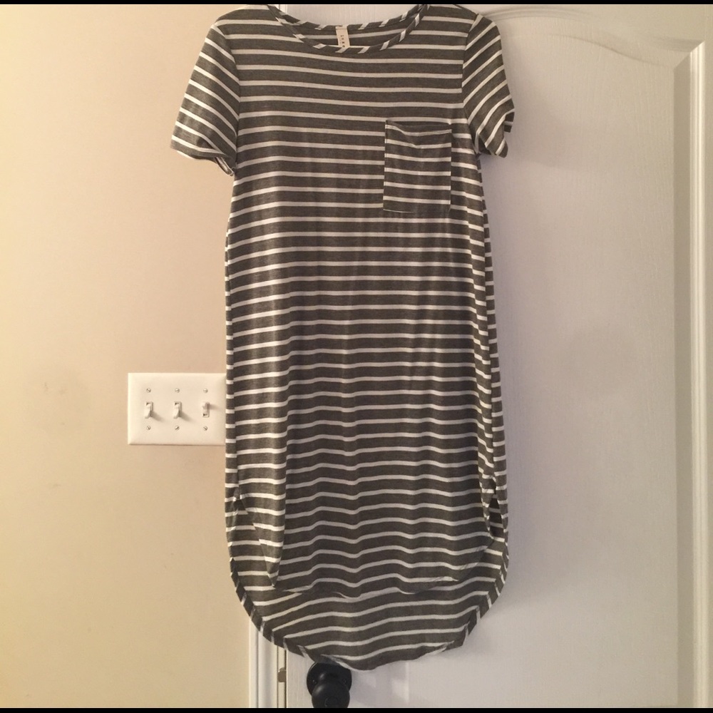 Striped boutique tunic/dress