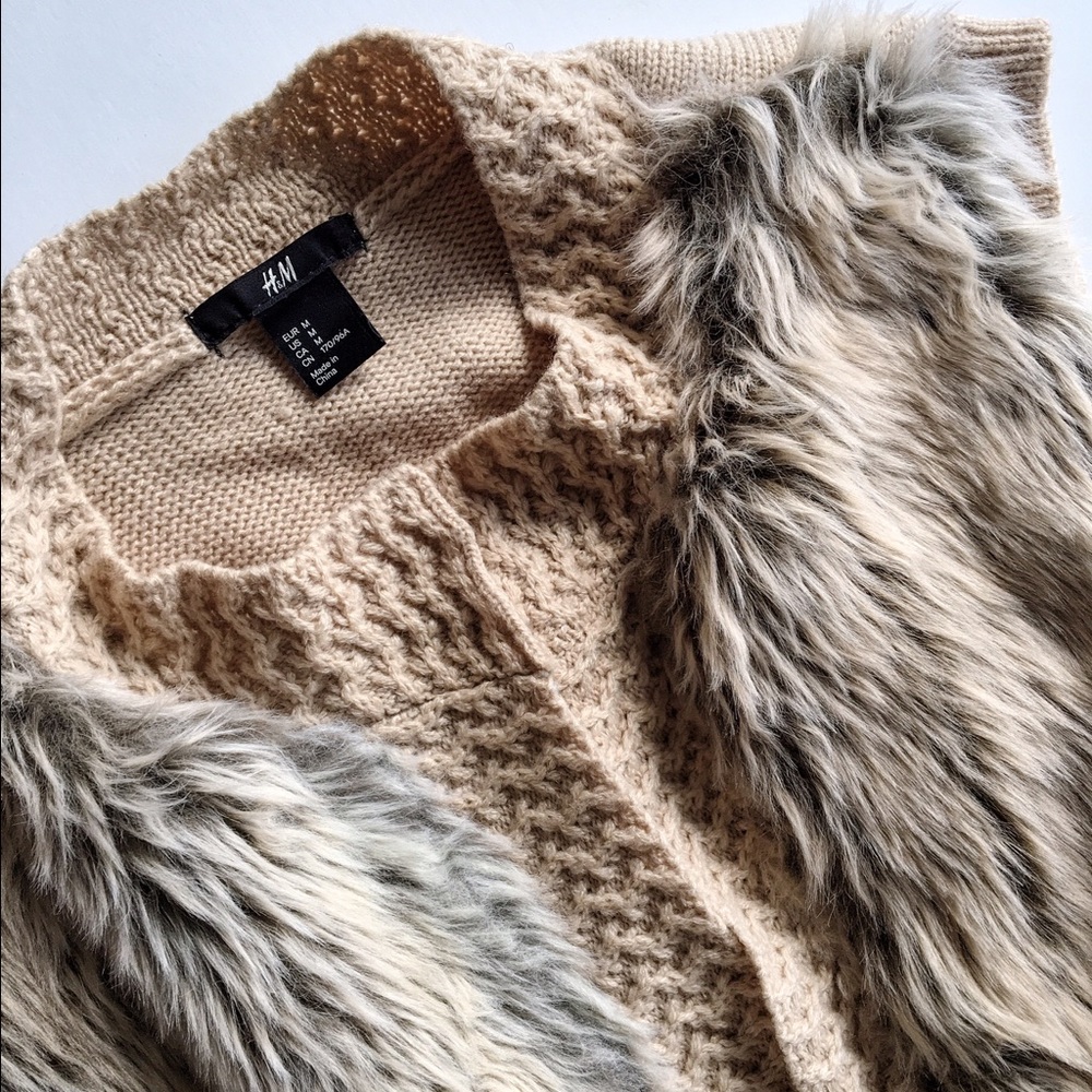H&M Faux Fur Vest