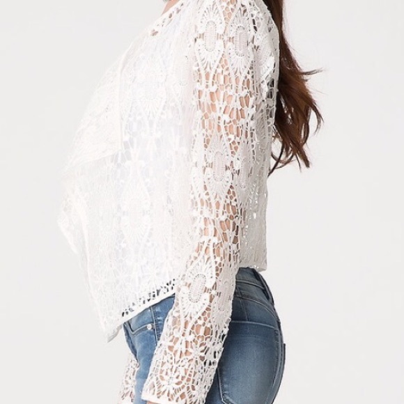 NWT! Bebe crochet lace shrug! - Picture 3 of 4