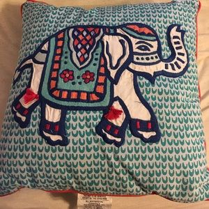 Bohemian Elephant throw pillow