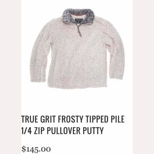 True grit pullover