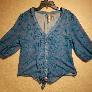 Peasant Crop Shirt