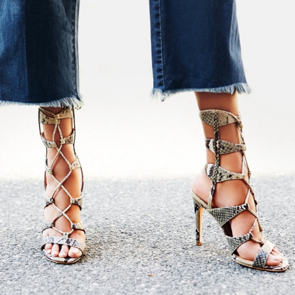 FP Laced Up Gladiator Heel