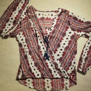 Hollister Peasant Shirt