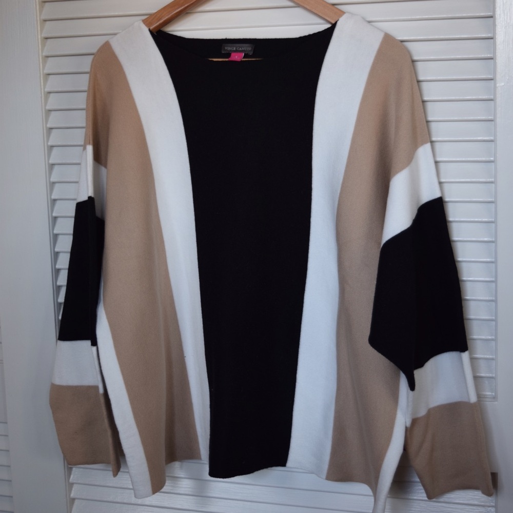 Vince Camuto Color Block Stripe Sweater - New
