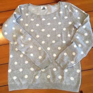 Cute polka dot ON sweater M
