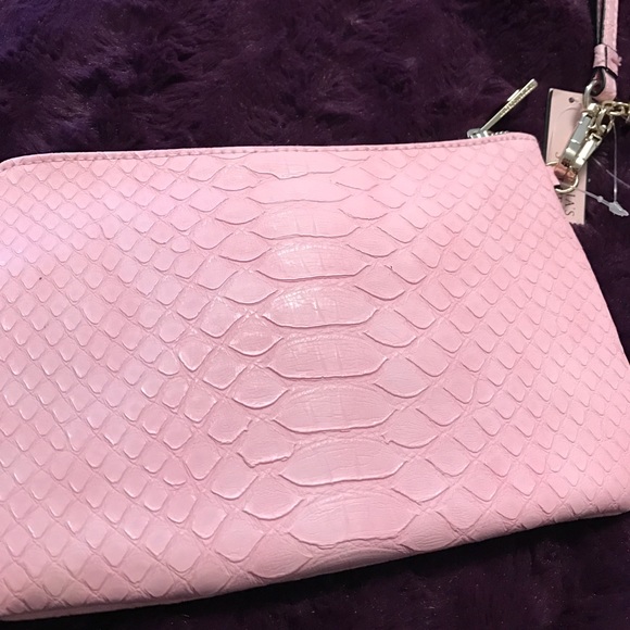 Victoria's secret clutch/wristlet, pink Python - Picture 4 of 4