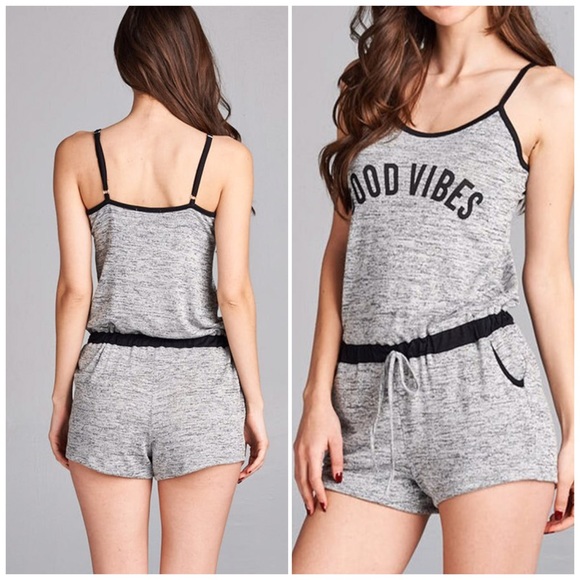 🚨LAST 1🚨Good Vibes Romper - Picture 2 of 2