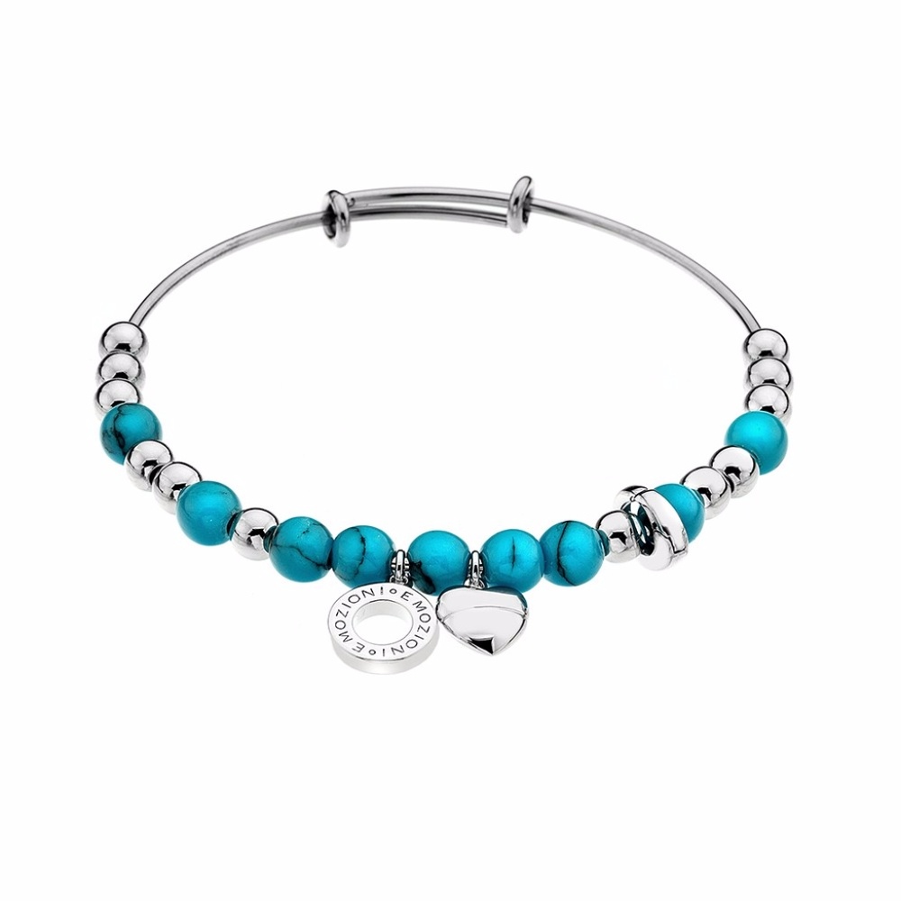 Emozioni Plate Turquoise Bangle