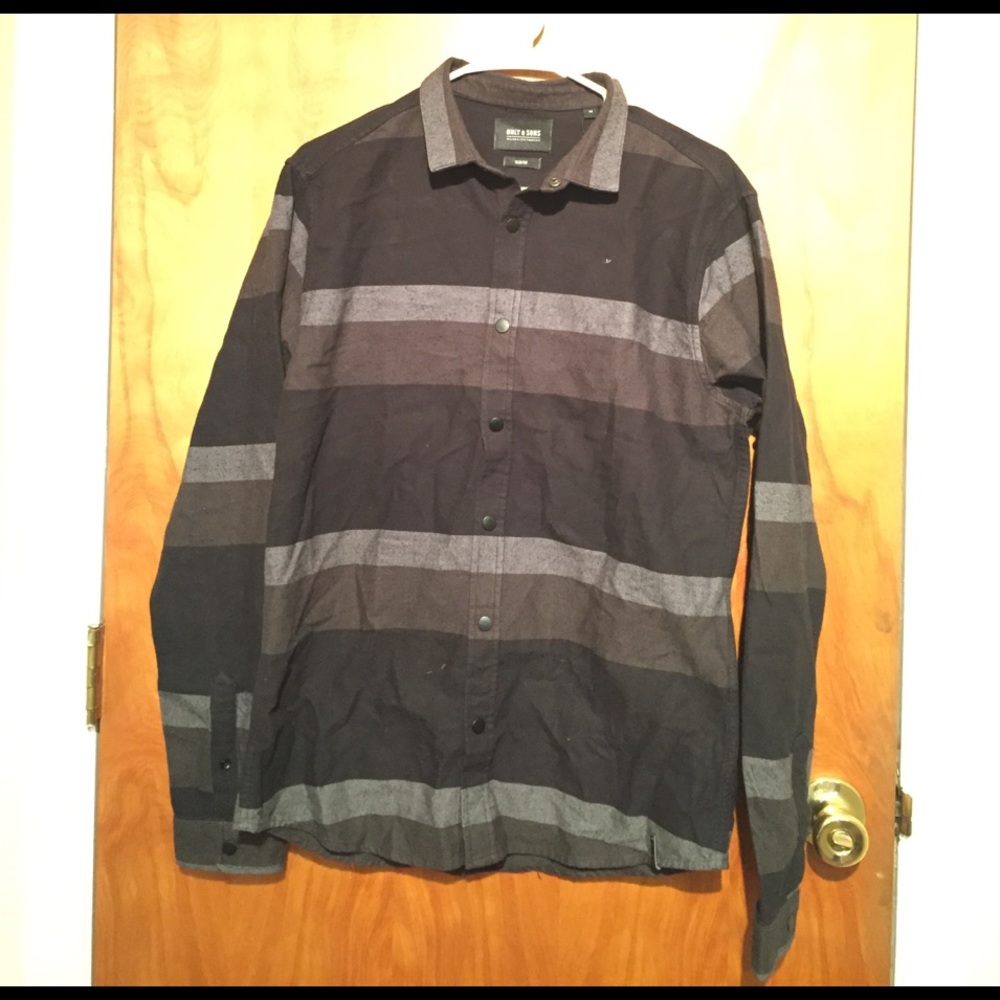 NWT Only & Sons Striped Shirt