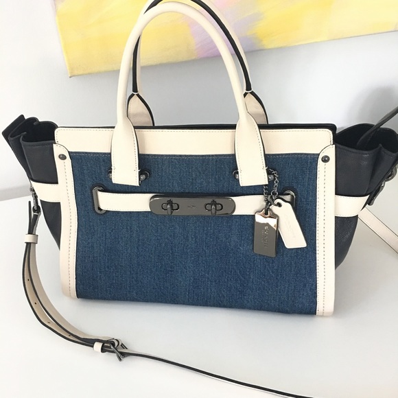 Coach Handbags - Coach Denim Bag